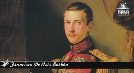 Óleo con la imagen de Francisco de Asís Borbón. Protagonista de Reinonas y Santurronas.